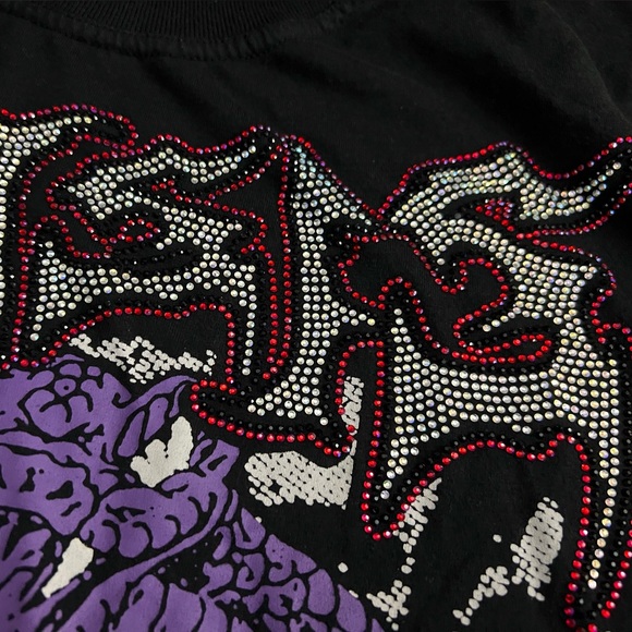 Crisis Rhinestone Tee - Picture 3 of 5